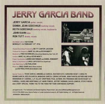 2CD The Jerry Garcia Band: Garcia Live Volume 21 (February 13th, 1976 Keystone, Berkeley CA)