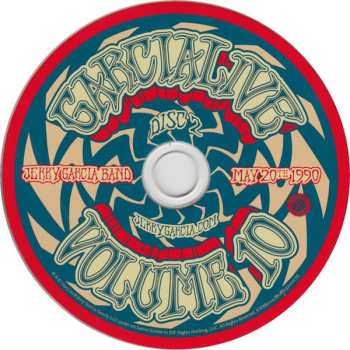 2CD The Jerry Garcia Band: GarciaLive Volume 10 (May 20th, 1990 Hilo Civic Auditorium)