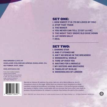 CD The Jerry Garcia Band: GarciaLive : Volume 19 Oakland Coliseum Arena, October 31, 1992 DIGI