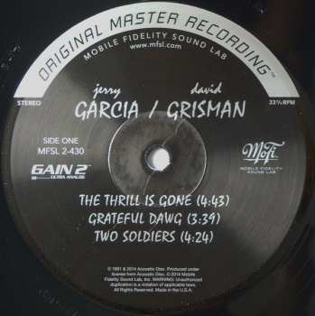 2LP David Grisman: Jerry Garcia / David Grisman LTD | NUM