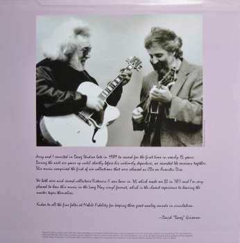 2LP David Grisman: Jerry Garcia / David Grisman LTD | NUM