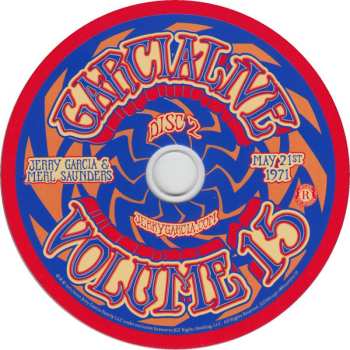 2CD Jerry Garcia: GarciaLive Volume 15 (May 21st 1971, Keystone Korner, San Francisco, CA)