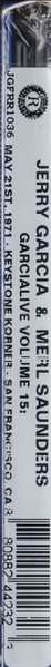 2CD Jerry Garcia: GarciaLive Volume 15 (May 21st 1971, Keystone Korner, San Francisco, CA)