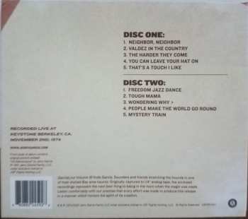 2CD Jerry Garcia: GarciaLive Volume 18 : November 2nd 1974, Keystone Berkeley, Berkeley, CA