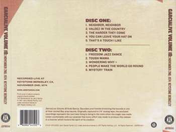 2CD Jerry Garcia: GarciaLive Volume 18 : November 2nd 1974, Keystone Berkeley, Berkeley, CA