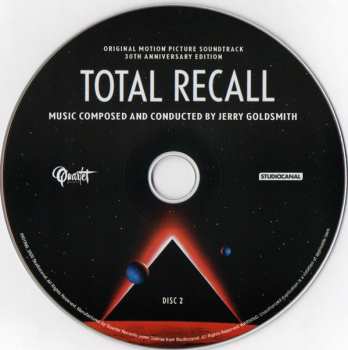 2CD Jerry Goldsmith: Total Recall (Original Motion Picture Soundtrack 30th Anniversary Edition)