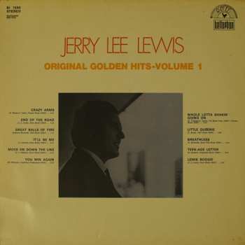 LP Jerry Lee Lewis: Original Golden Hits - Volume 1