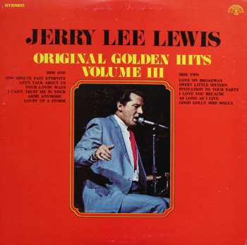 LP Jerry Lee Lewis: Original Golden Hits - Volume 1