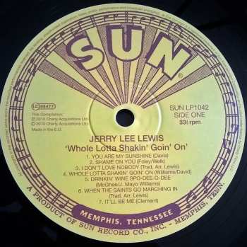 LP Jerry Lee Lewis: Whole Lotta Shakin' Goin' On
