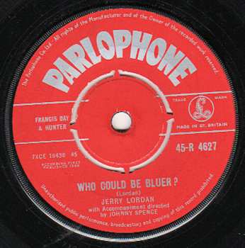 Album Jerry Lordan: Who Could Be Bluer?