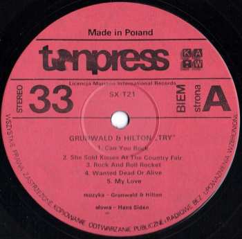 LP Jerzy Grunwald: Try