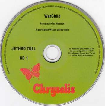 2CD/2DVD/Doos Jethro Tull: WarChild (The 40th Anniversary Theatre Edition) DLX