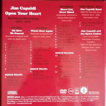 3CD/DVD/Doos Jim Capaldi: Open Your Heart – The Island Recordings 1972-1976