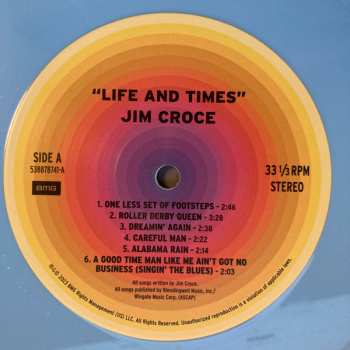 LP Jim Croce: Life And Times CLR