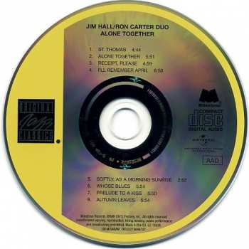 CD Jim Hall / Ron Carter Duo: Alone Together
