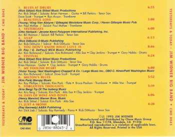 CD Jim Widner Big Band: Yesterdays & Today