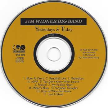 CD Jim Widner Big Band: Yesterdays & Today
