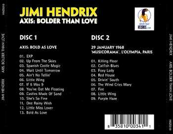 2CD Jimi Hendrix: Axis: Bolder Than Love