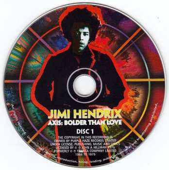 2CD Jimi Hendrix: Axis: Bolder Than Love
