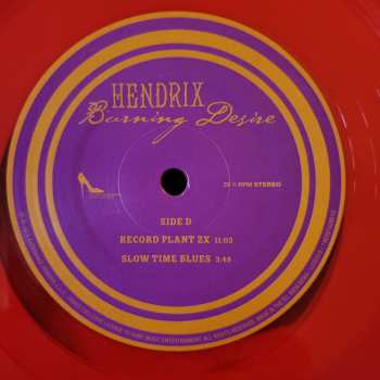 2LP Jimi Hendrix: Burning Desire LTD | CLR