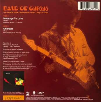 SP Jimi Hendrix: Message To Love / Changes NUM | CLR