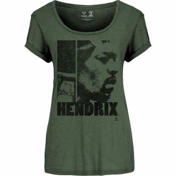 Merch Jimi Hendrix: Dames Scoop Neck T-shirt Let Me Live 