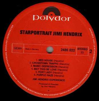 2LP/Doos The Jimi Hendrix Experience: Starportrait Jimi Hendrix