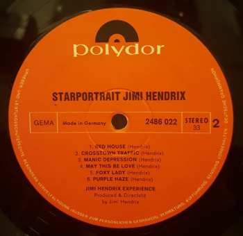 2LP/Doos The Jimi Hendrix Experience: Starportrait Jimi Hendrix