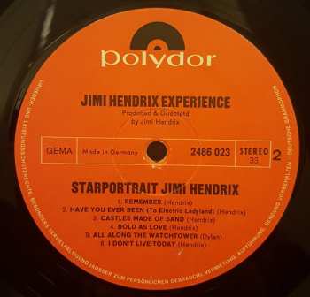 2LP/Doos The Jimi Hendrix Experience: Starportrait Jimi Hendrix