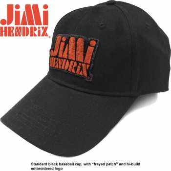 Merch Jimi Hendrix: Pet met klep Orange Stencil Logo Jimi Hendrix