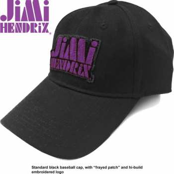Merch Jimi Hendrix: Pet met klep Purple Stencil Logo Jimi Hendrix