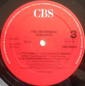 2LP Jimi Hendrix: The Jimi Hendrix Concerts