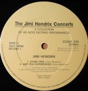 2LP Jimi Hendrix: The Jimi Hendrix Concerts
