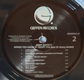 LP Jimmy Buffett: Songs You Know By Heart - Jimmy Buffett's Greatest Hit(s)