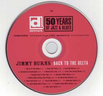 CD Jimmy Burns: Back To The Delta