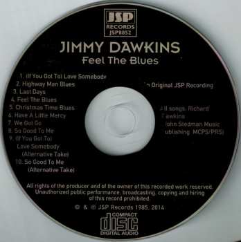 CD Jimmy Dawkins: Feel The Blues