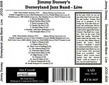 CD Jimmy Dorsey And His Original "Dorseyland" Jazz Band: Live!