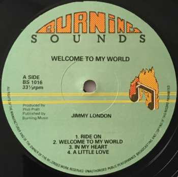 LP Jimmy London: Welcome To My World