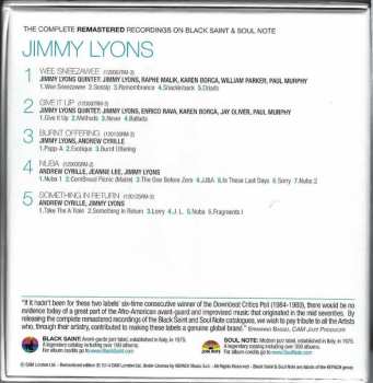 5CD/Doos Jimmy Lyons: The Complete Remastered Recordings On Black Saint & Soul Note