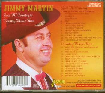 CD Jimmy Martin: Good 'Ol' Country & Country Time