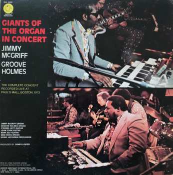 2LP Jimmy McGriff: Giants Of The Organ In Concert