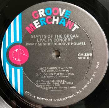 2LP Jimmy McGriff: Giants Of The Organ In Concert