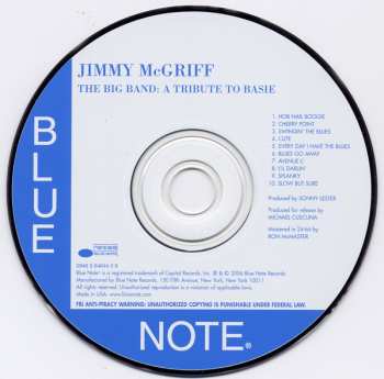 CD Jimmy McGriff: The Big Band: A Tribute To Basie