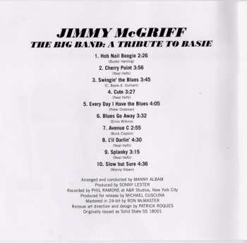 CD Jimmy McGriff: The Big Band: A Tribute To Basie