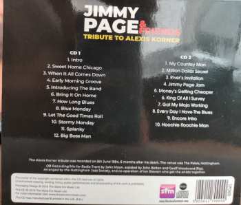 2CD Jimmy Page & Friends: Tribute To Alexis Korner, Live At The Club Palais Ballroom, Nottingham 1984