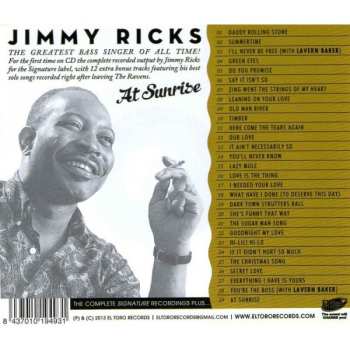 CD Jimmy Ricks: At Sunrise - The Complete Signature Recordings Plus...
