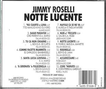 CD Jimmy Roselli: Notte Lucente
