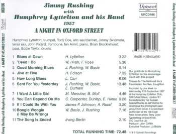 CD Humphrey Lyttelton And His Band: A Night In Oxford Street