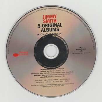 5CD/Doos Jimmy Smith: 5 Original Albums
