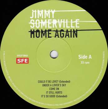 2LP Jimmy Somerville: Home Again LTD